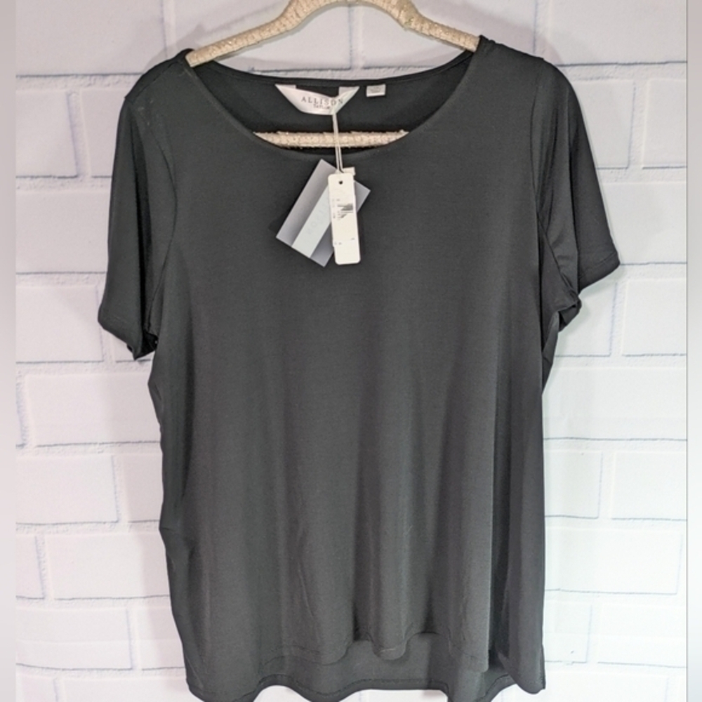 Allison Taylor Black Knit Top